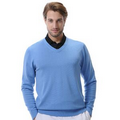 Men's Monterey Club V Neck Long Sleeve Sweater